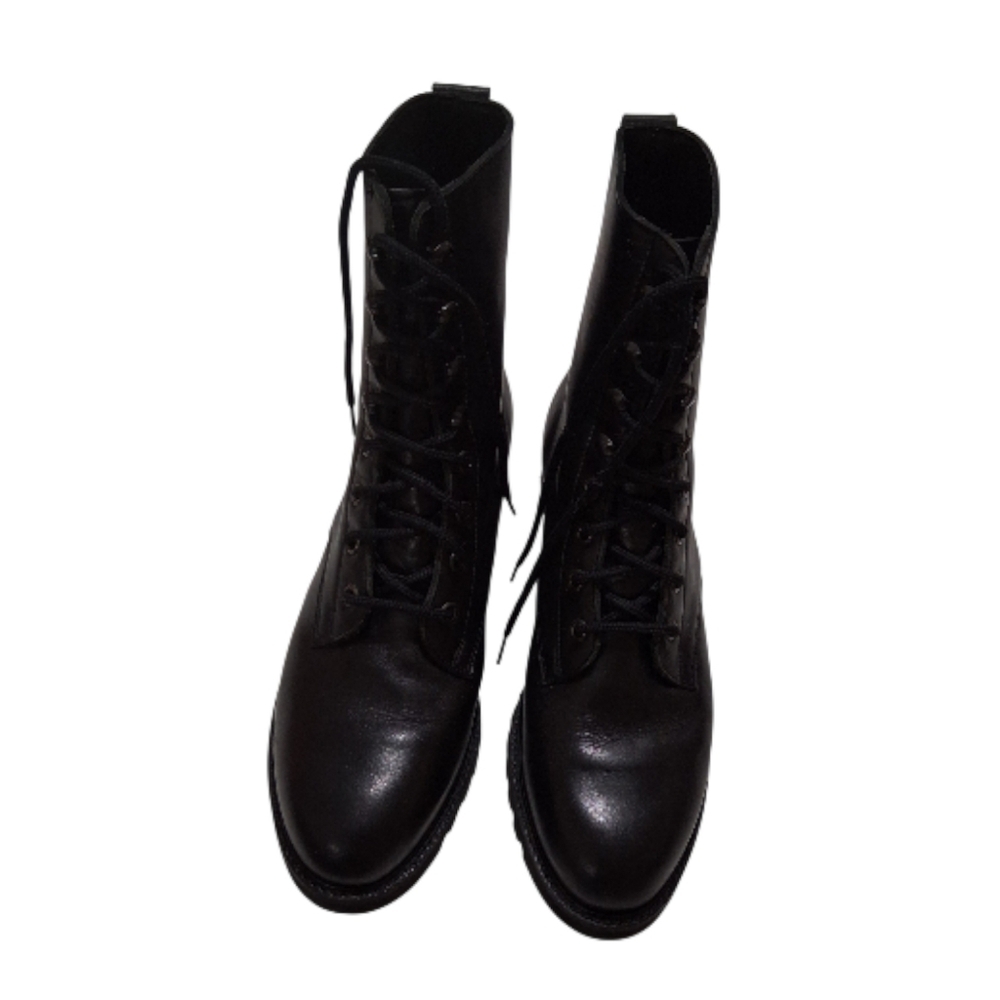 SALE!!! Rockport Vibrant EUC M W Black Above Ankle Strap Up Boots. Sz. 10‎ M W.